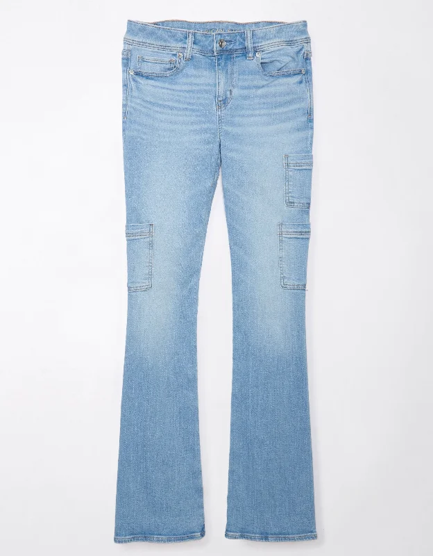 Mega Sale AE Stretch Low-Rise Kick Bootcut Jean