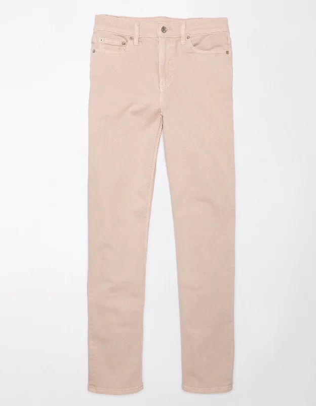 Fantastic Offers AE Stretch Super High-Waisted Straight Jean