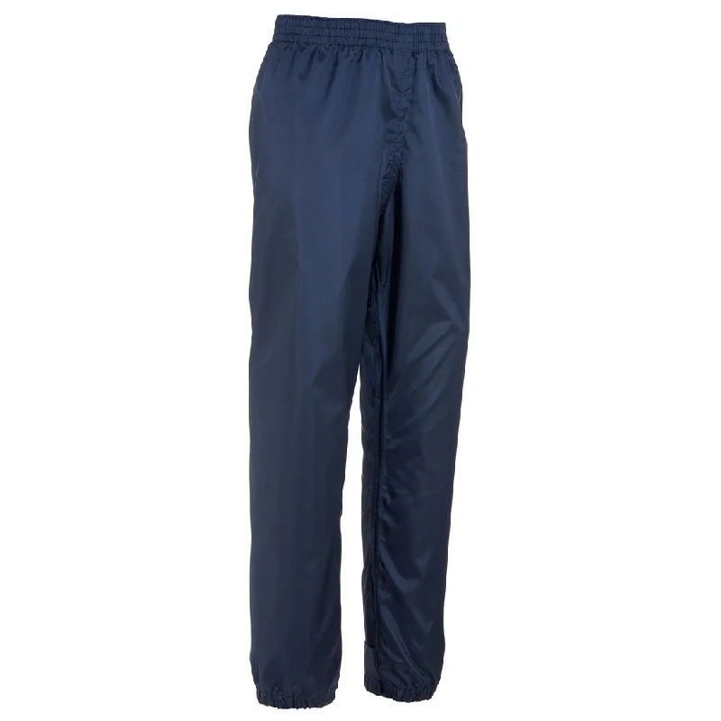 Daily Deals KIDS’ WATERPROOF HIKING OVER TROUSERS - MH100 7-15 YEARS - BLUE