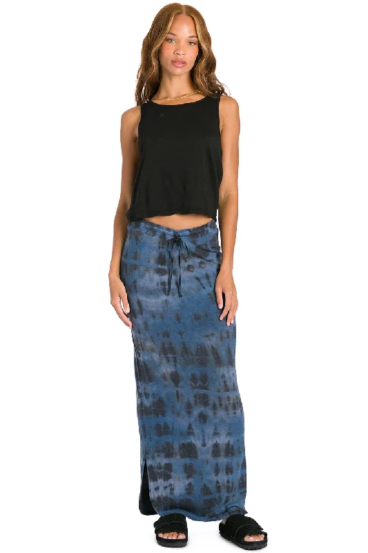 Daily Deals Butter Terry Shirttail Maxi Skirt