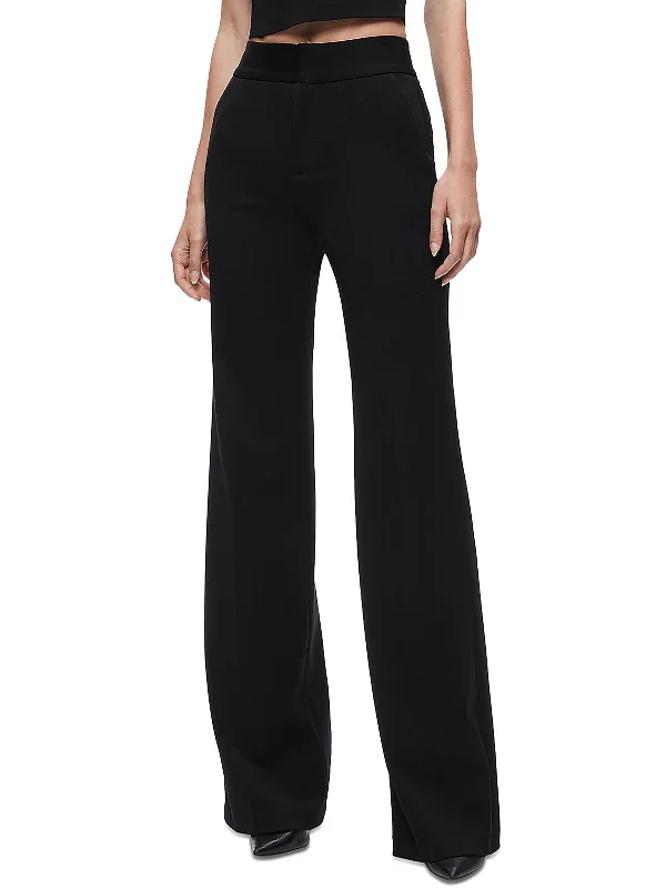 Price Reduction Deanna Womens High Rise Faux Pockets Bootcut Pants
