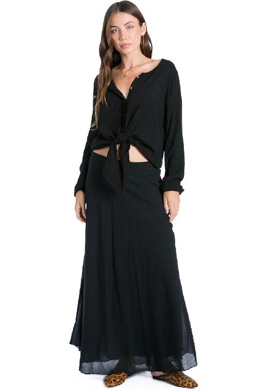 Clearance Items Double Layered Sweep Voile Skirt