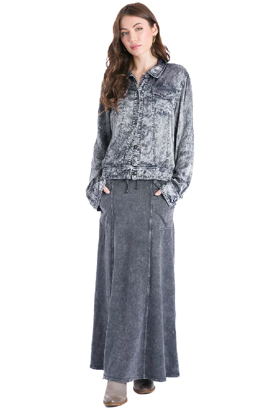 Don't Miss Drawstring Angle Pocket Skirt