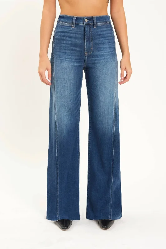 Lowest Price Far Out Seam Wide Leg Jean In Waterfall