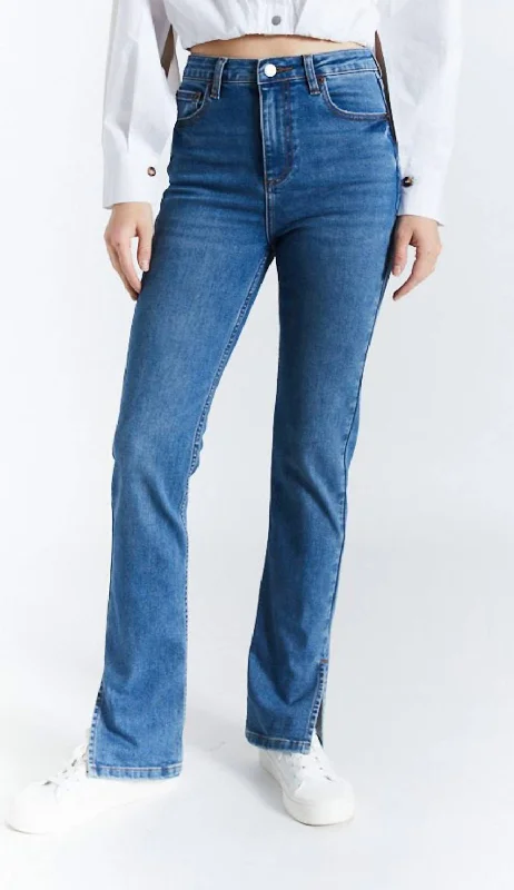 Don't Miss High-Rise Straight Jeans In Arkin Medium Dark Wash