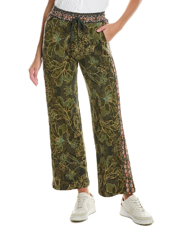New Deals Johnny Was Hirz Camo Wide Leg Side Tape Pant