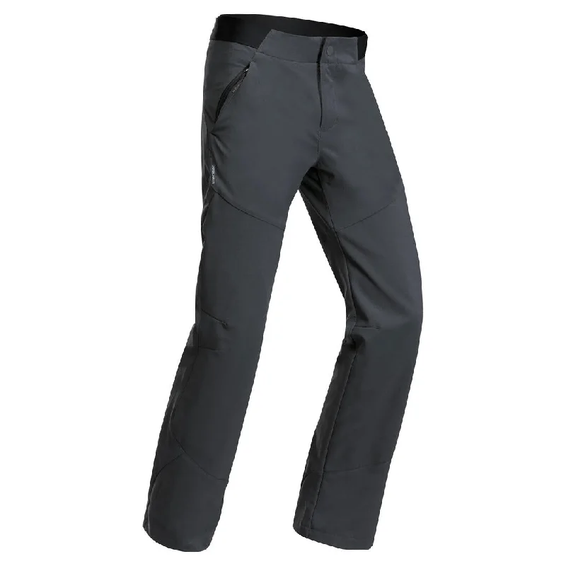 Weekend Deal Kids' Hiking Softshell Trousers MH550 7-15 Years - black