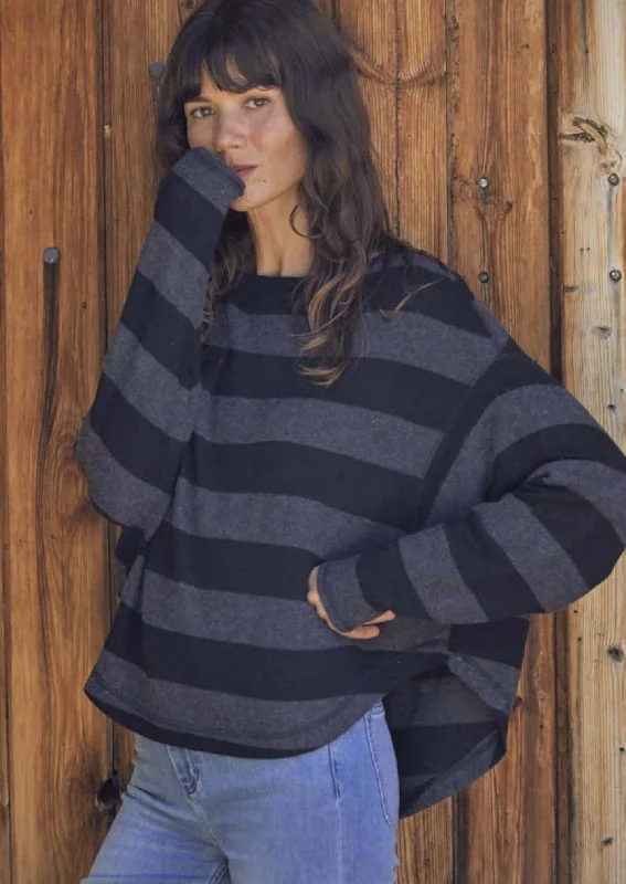 Year-End Sale Elsa Striped Pullover Made in USA