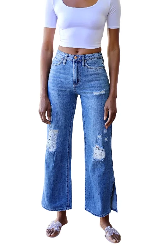 Customer Appreciation Sale Lindsey Wide Leg Pants In Blue