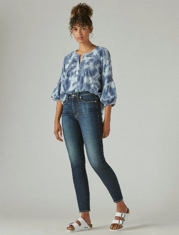 Fantastic Deals Lucky Brand Women's High Rise Curvy Skinny