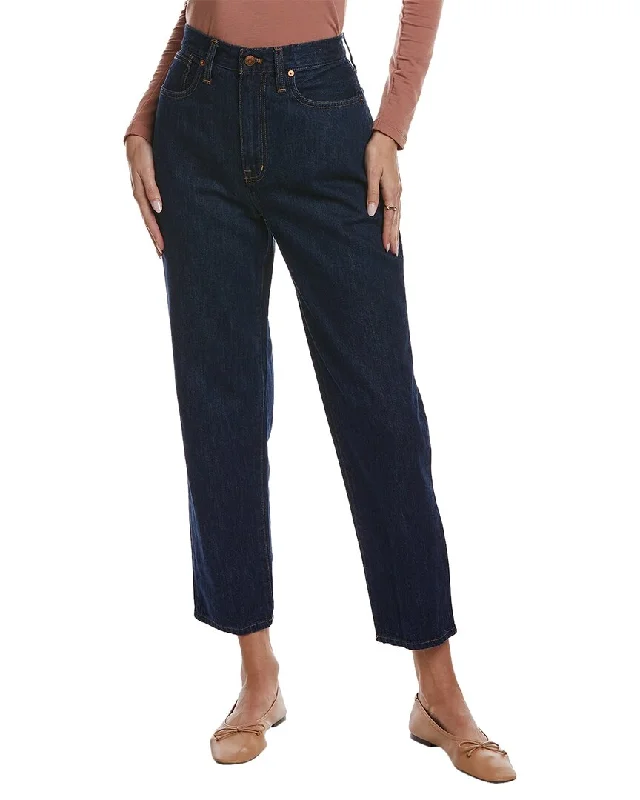 Steals and Deals Madewell Baggy Indigo Tapered Jean
