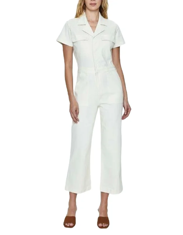 Super Savings Makenna Wideleg Jumpsuit In Eggshell