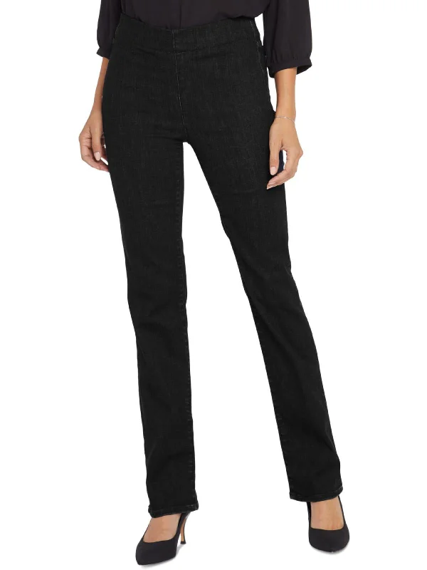 Limited Time Offer Marilyn Womens Mid-Rise Pull On Straight Leg Jeans