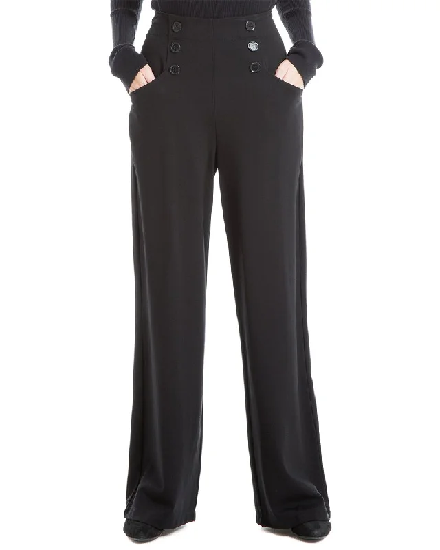 Overstock Max Studio Sailor Wide Leg Pant