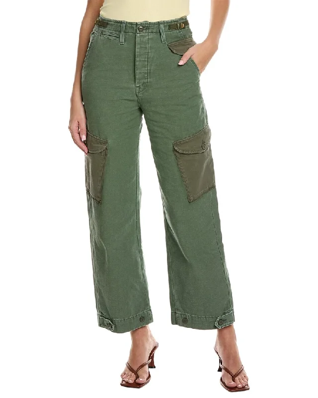 Great Deals MOTHER Denim The G.I. Jane Greaser Nerdy On The Double Cargo Jean
