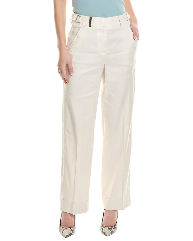 Savings Bonanza Peserico Linen-Blend Pant