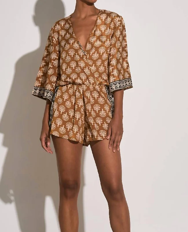 Fantastic Deals Poppy Casablanca Romper In Curry