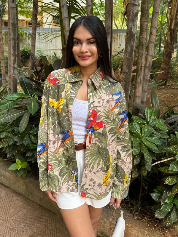 Season Finale Sale Printed Cotton Shirt
