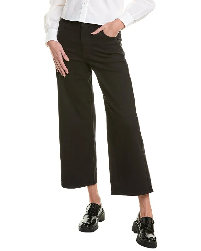 Early Access rag & bone Annie Black Wide Leg Jean