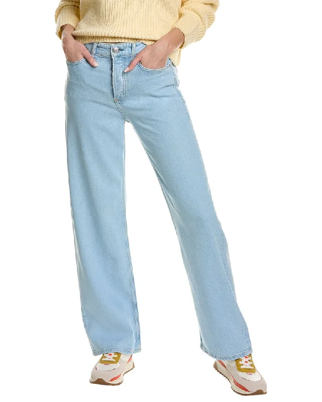 Exclusive Savings rag & bone Featherweight Logan Blossom Wide Leg Jean