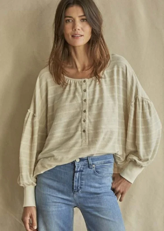 Last Chance Rylan Striped Top Made in USA