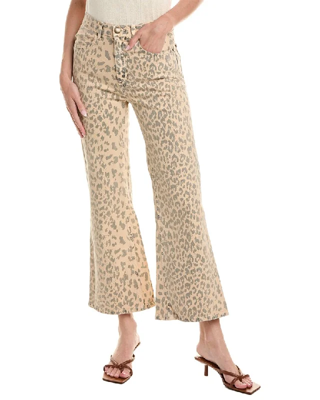 Price Reduction THE GREAT The Kick Bell Vintage Leopard Jean