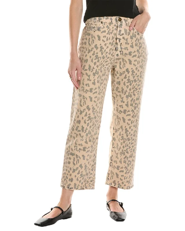 Lowest Prices THE GREAT The Wayne Vintage Leopard Jean