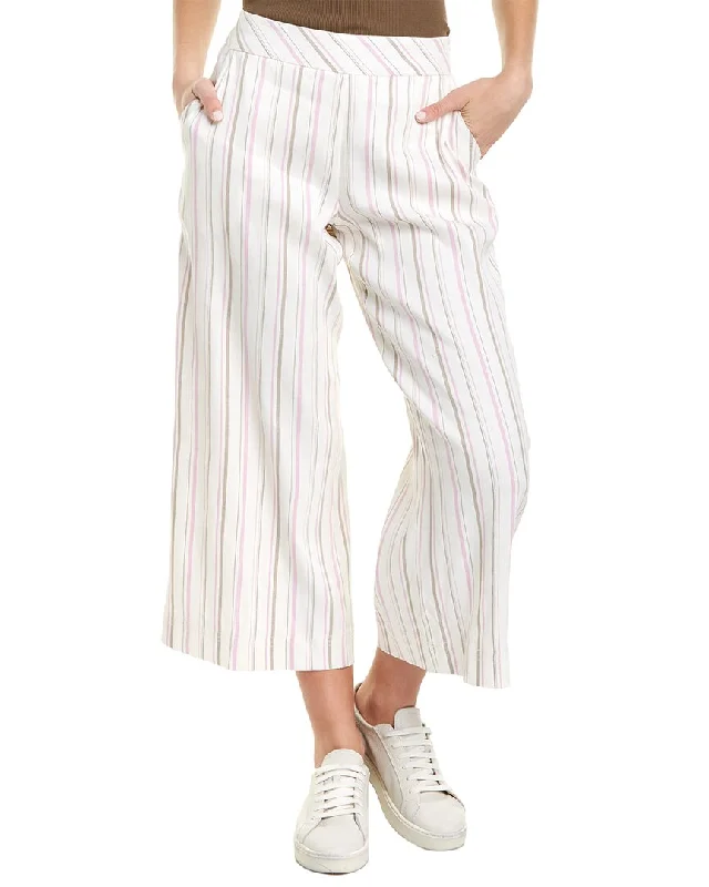 YEAR-End Clearance Trina Turk Monument Striped Linen-Blend Pant