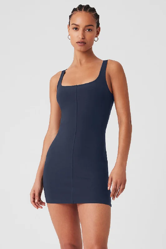 Stock Up and Save Alosoft Head Start Dress - Navy