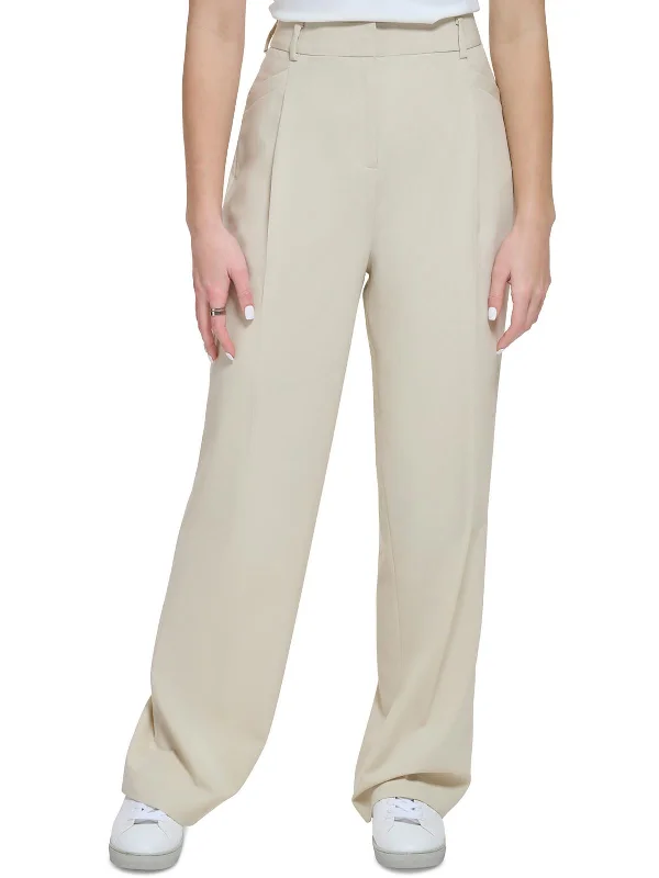 Clearance Items Womens High Waist Business Wide Leg Pants