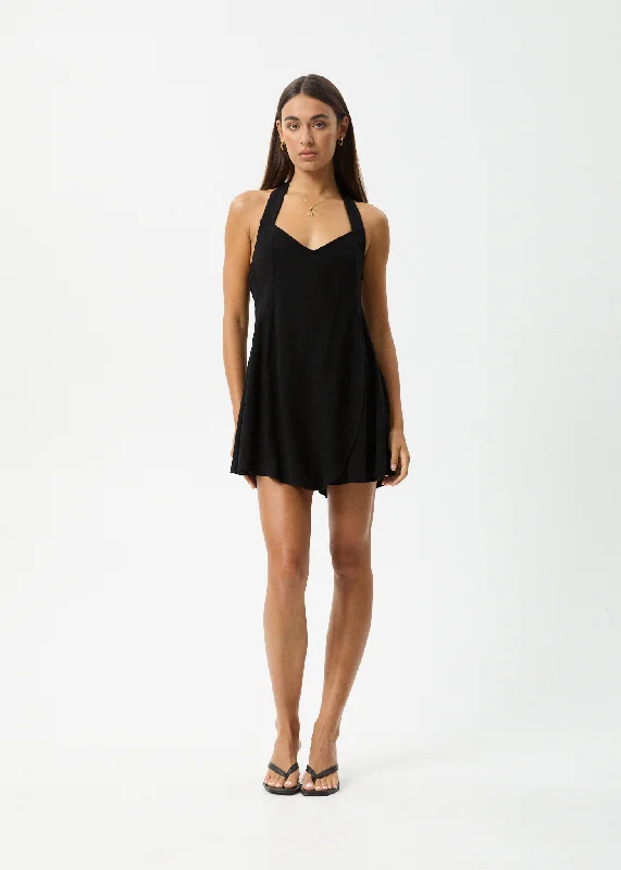 Unmissable Offer AFENDS Womens Amaya - Halter Playsuit - Black