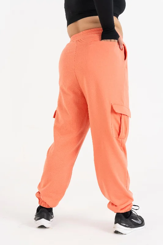 Deal Dash Cloud Fleece Jogger: Coral