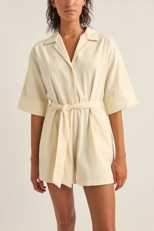 While Supplies Last Boiler Playsuit Cream