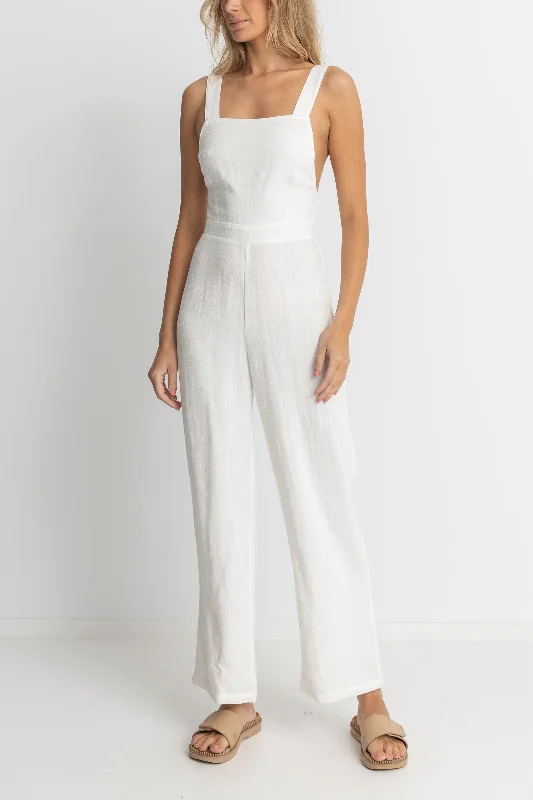 Bargain Prices Cabana Jumpsuit White