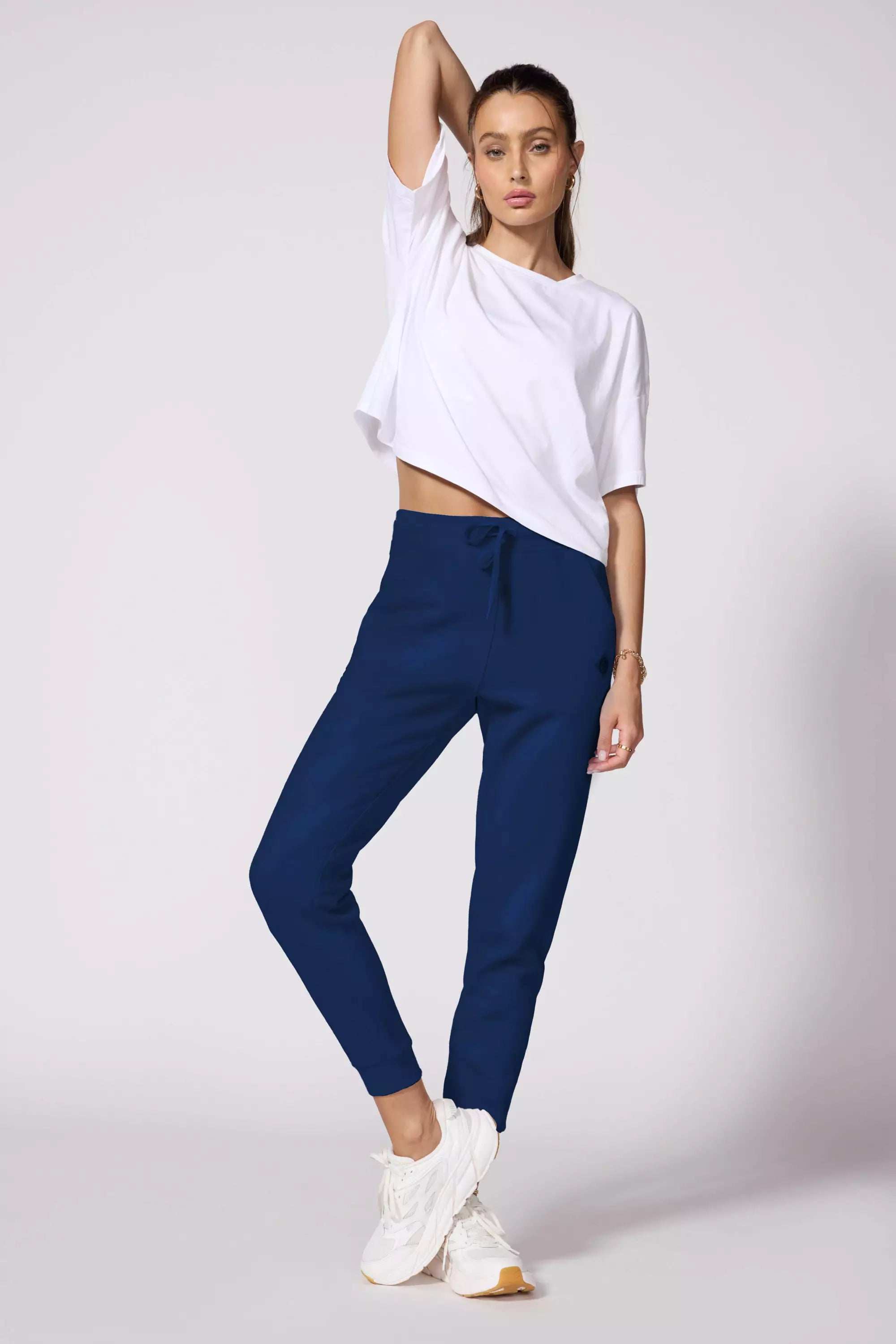 Buy Now Comfort Fleece Jogger - Navy