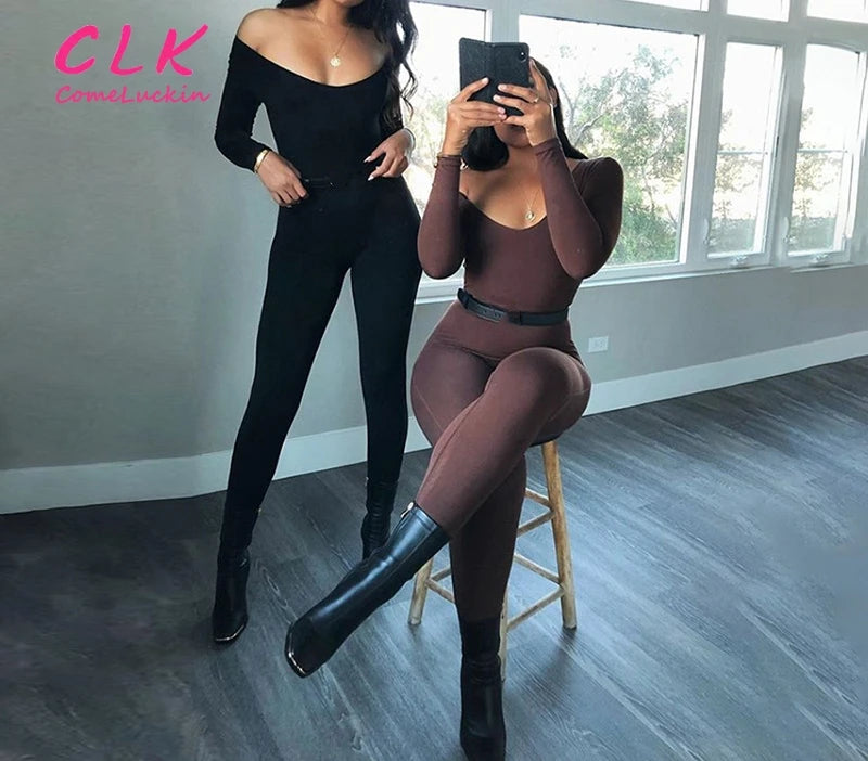 Sale Event Custom Logo Sexy One Piece Spring Jumpsuit Ladies Long Sleeve Jumpsuits Women 2023 Solid Bodycon Playsuit Clothing Sale Event Custom Logo Sexy One Piece Spring Jumpsuit Ladies Long Sleeve Jumpsuits Women 2023 Solid Bodycon Playsuit Clothing