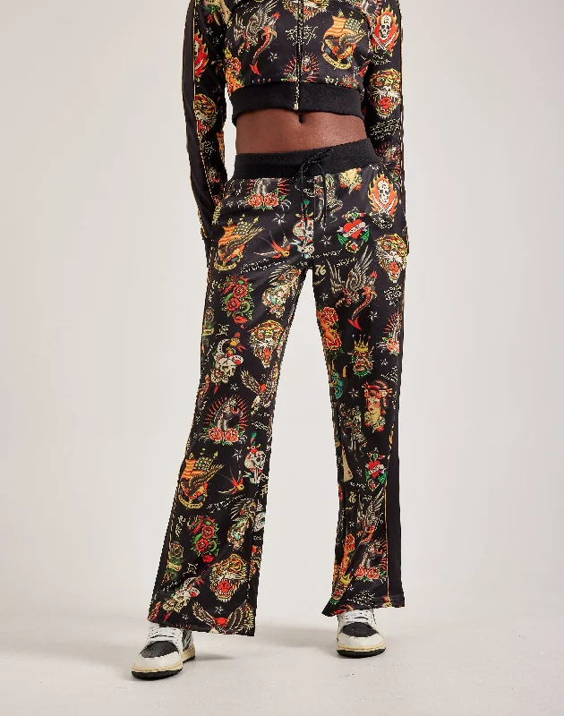 Exclusive Deal Ed Hardy Shrunken Flashboard Track Pants