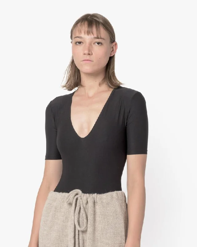 Don't Miss Ludlow Leotard in Black