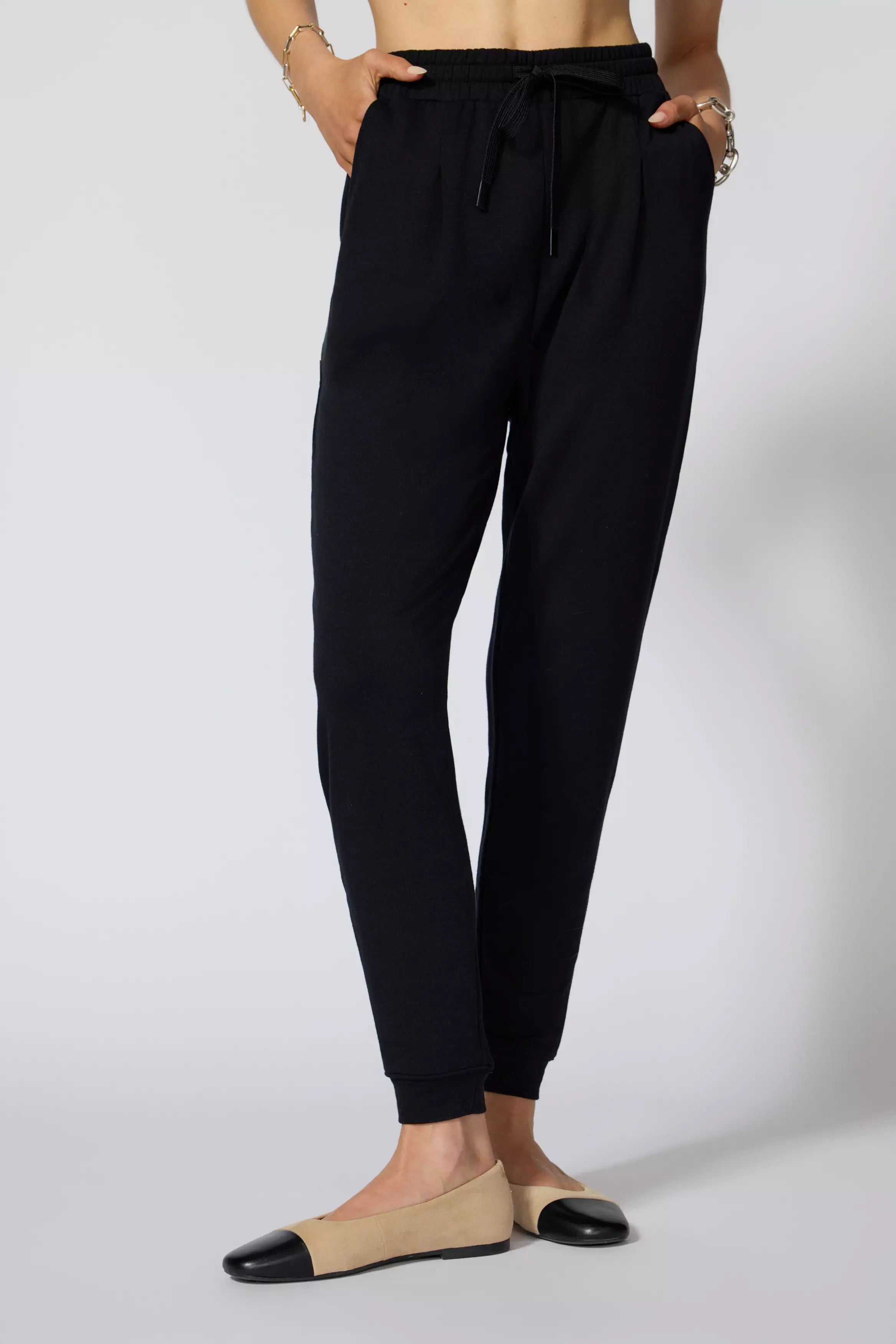 Savings Alert Modal Fleece Jogger - Black