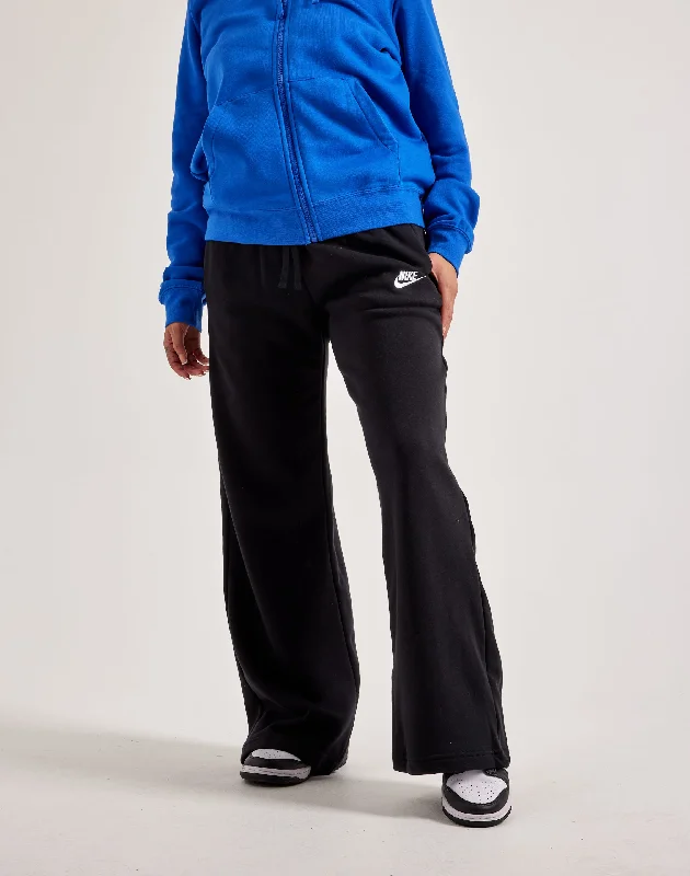 Overstock Nike Club Fleece Mid-Rise Wide-Leg Sweatpants