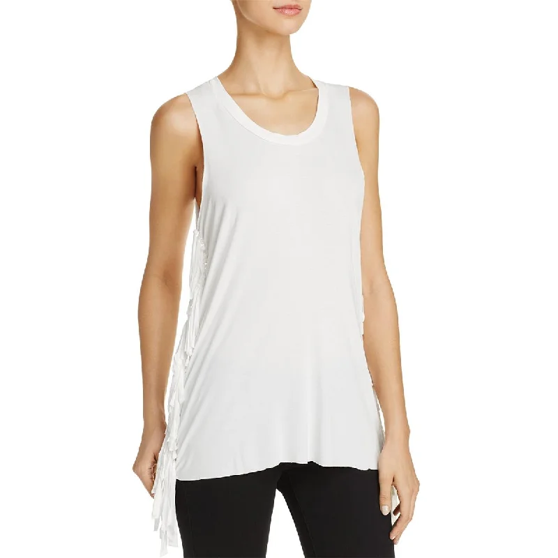 Seasonal Sale POL Womens Fringe Sleeveless Tank Top