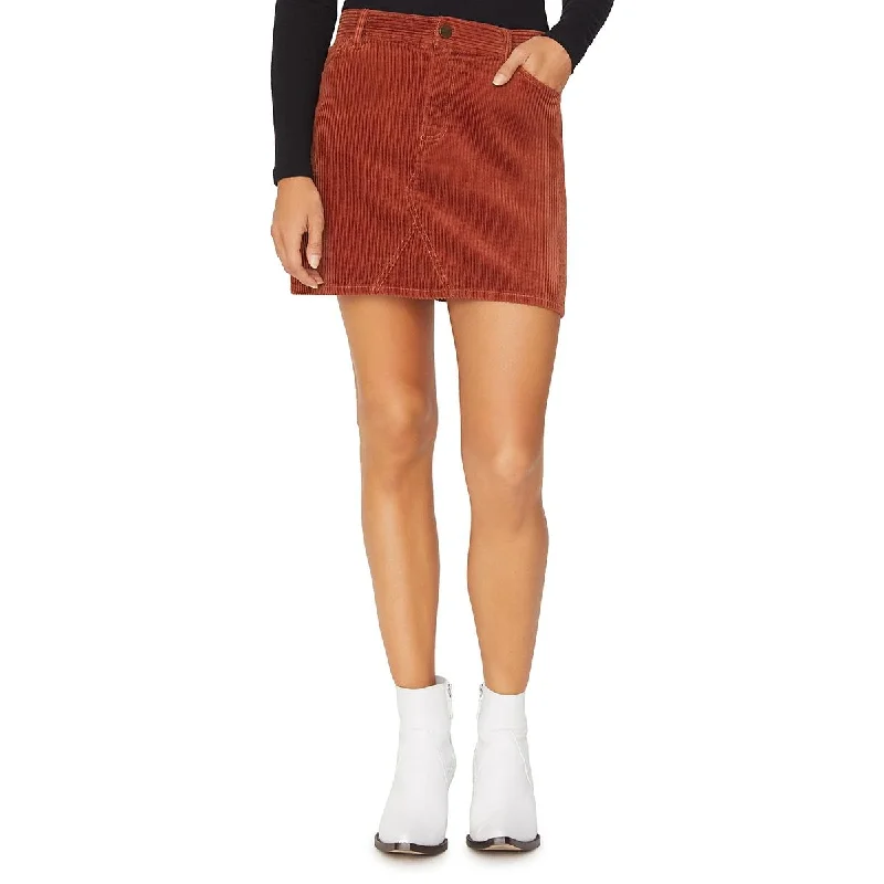 Friends and Family Sale Sanctuary Womens Corduroy Mini Mini Skirt