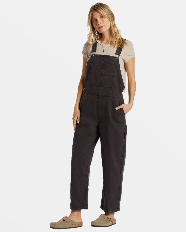 Stock Clearance Sand Canyon Denim Overalls - Black Sands