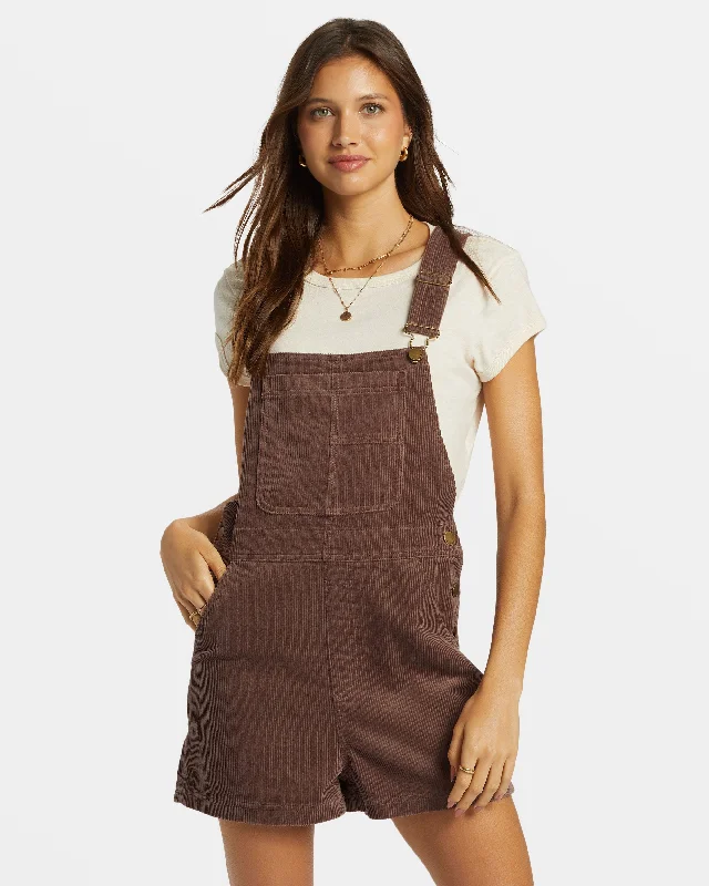 Reduced Prices Sand Canyon Corduroy Shortall Romper - Kona