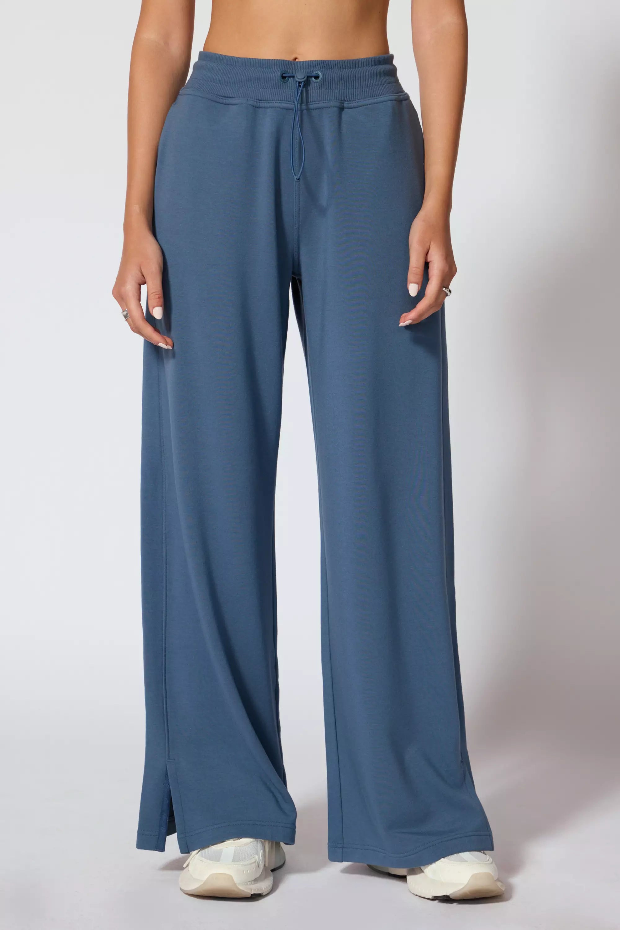 Closeout Sale Serenity Wide Leg Pant - Petrol Blue