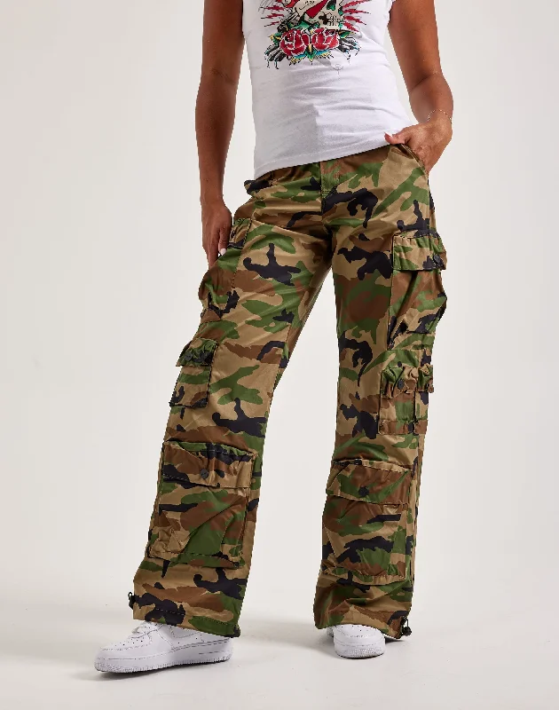 Limited Stock Smoke Rise Nylon Cargo Pants