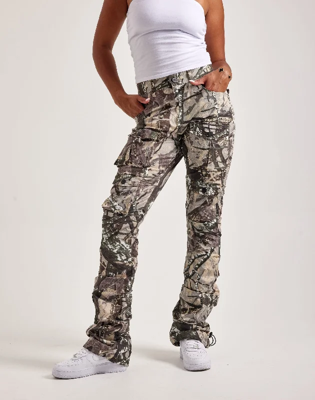 The Best Prices Smoke Rise Stacked Nylon Cargo Pants