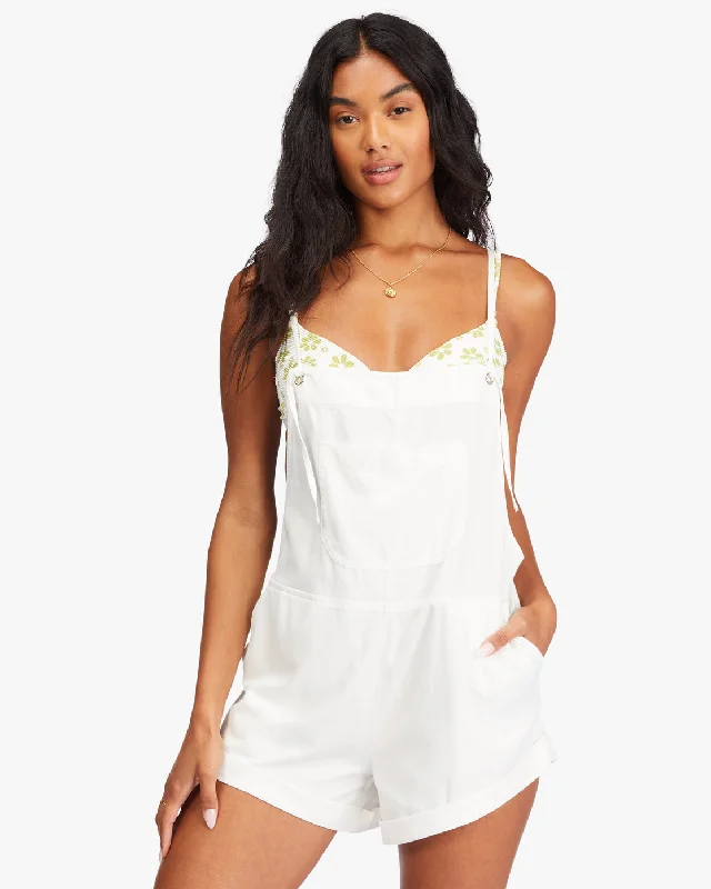 Extra Discounts Wild Pursuit Romper - Salt Crystal