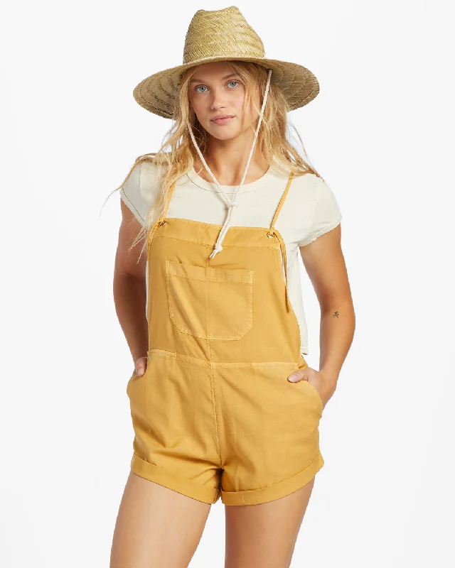 One-DAY Sale Wild Pursuit Romper - Wild Honey