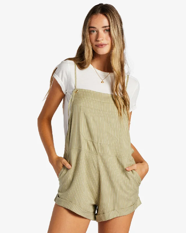Act Now Wild Pursuit Romper - Avocado 2